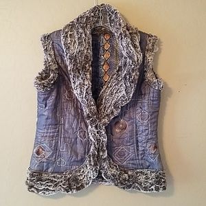 Reversible Faux Fur Vest